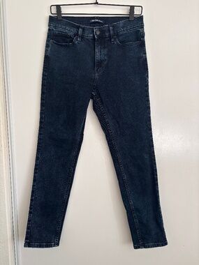 WOMEN'S CALVIN KLEIN HIGH RISE SLIM JEANS IN WASHED OUT DARK BLUE SIZE 27